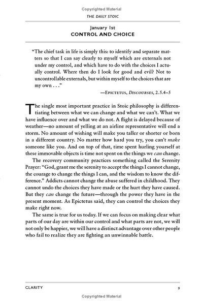 The Daily Stoic. 366 Meditations on Wisdom, Perseverance, and the Art of Living 103270 фото